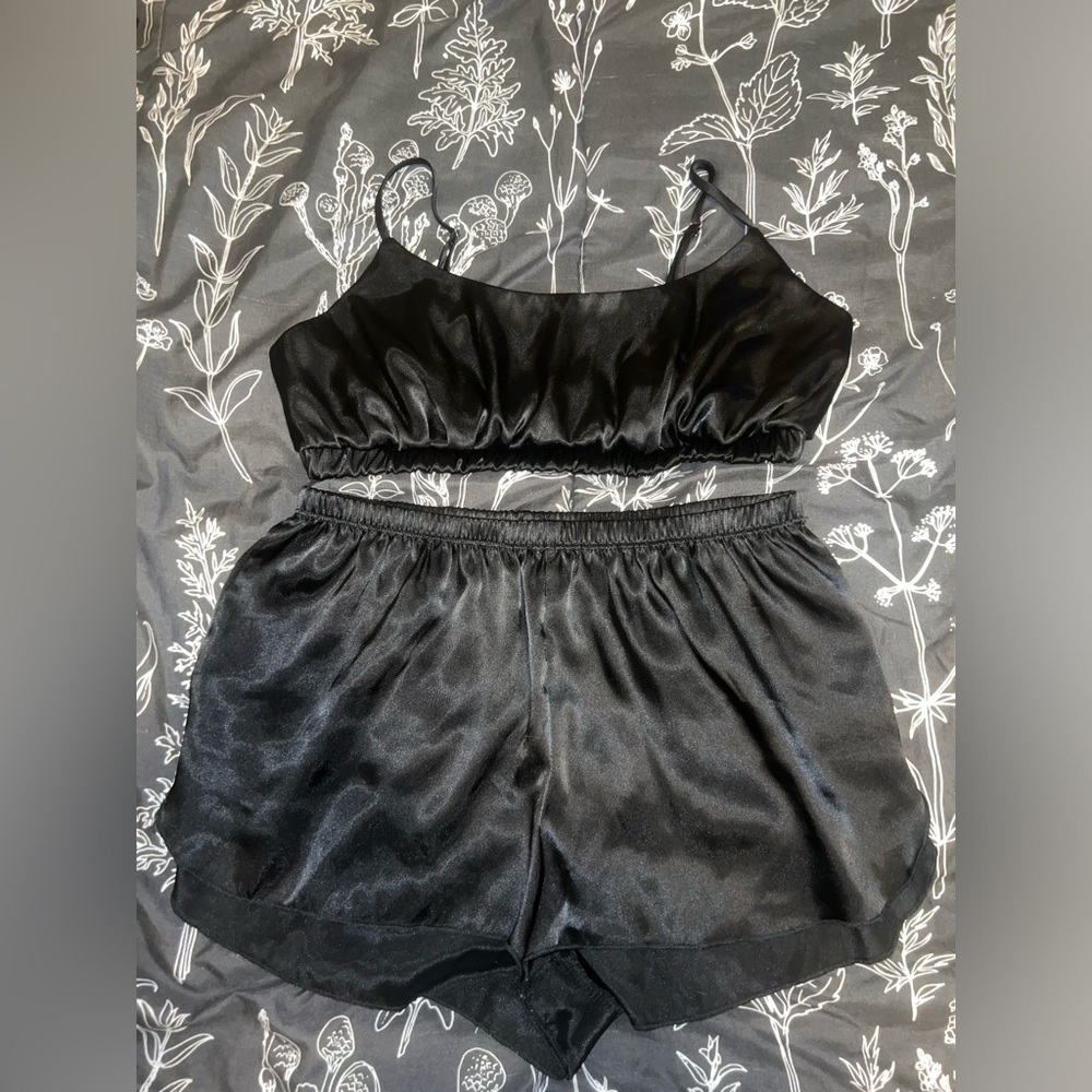 COPY - Windsor Silk Black PJ Set